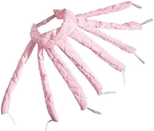 Heatless Hair Curler, Octopus Curling Rod Headband for Soft Hair Curls Ribbon Wave Formers Lazy Hair Roller with Adjustable strip Hair Curlers Styling Kit, Sleep Styler (pink) - Image 2